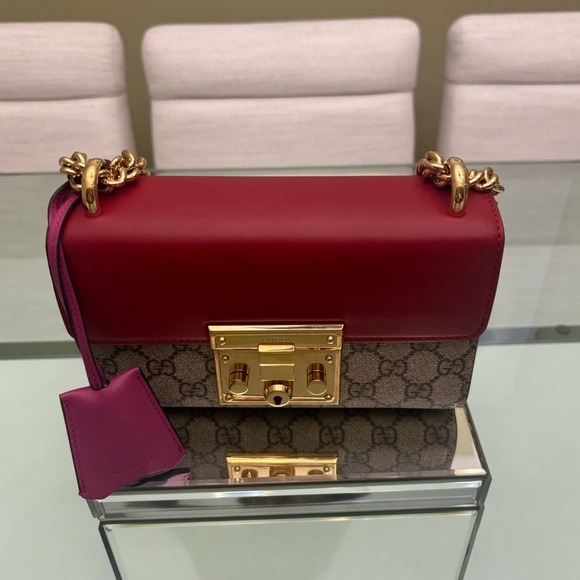 Authentic Gucci Padlock Shoulder Bag in beige - Picture 5 of 14